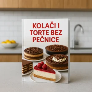🎂 KOLAČI I TORTE BEZ PEĆNICE 💕Najljepša kuharica godine • 200+ isprobanih recepata • Besplatna dostava