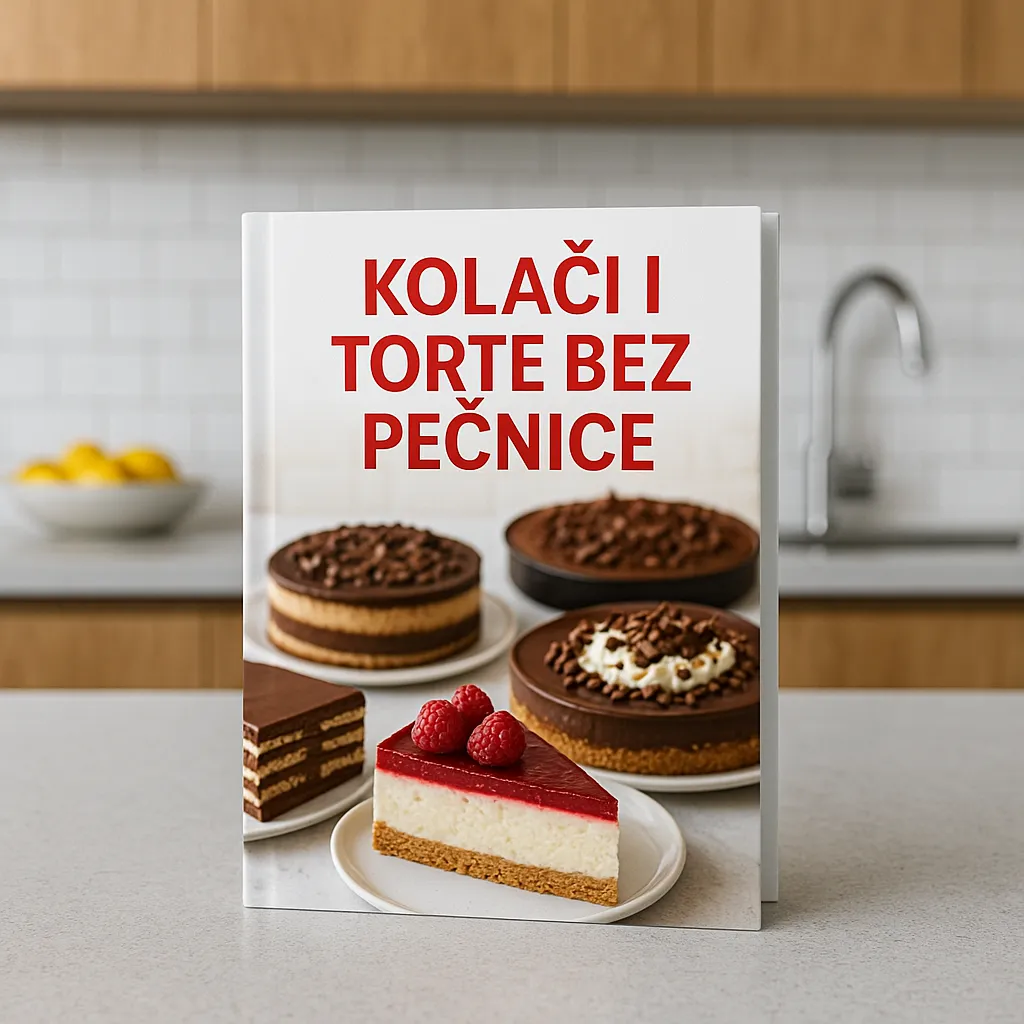🎂 KOLAČI I TORTE BEZ PEĆNICE 💕Najljepša kuharica godine • 200+ isprobanih recepata • Besplatna dostava