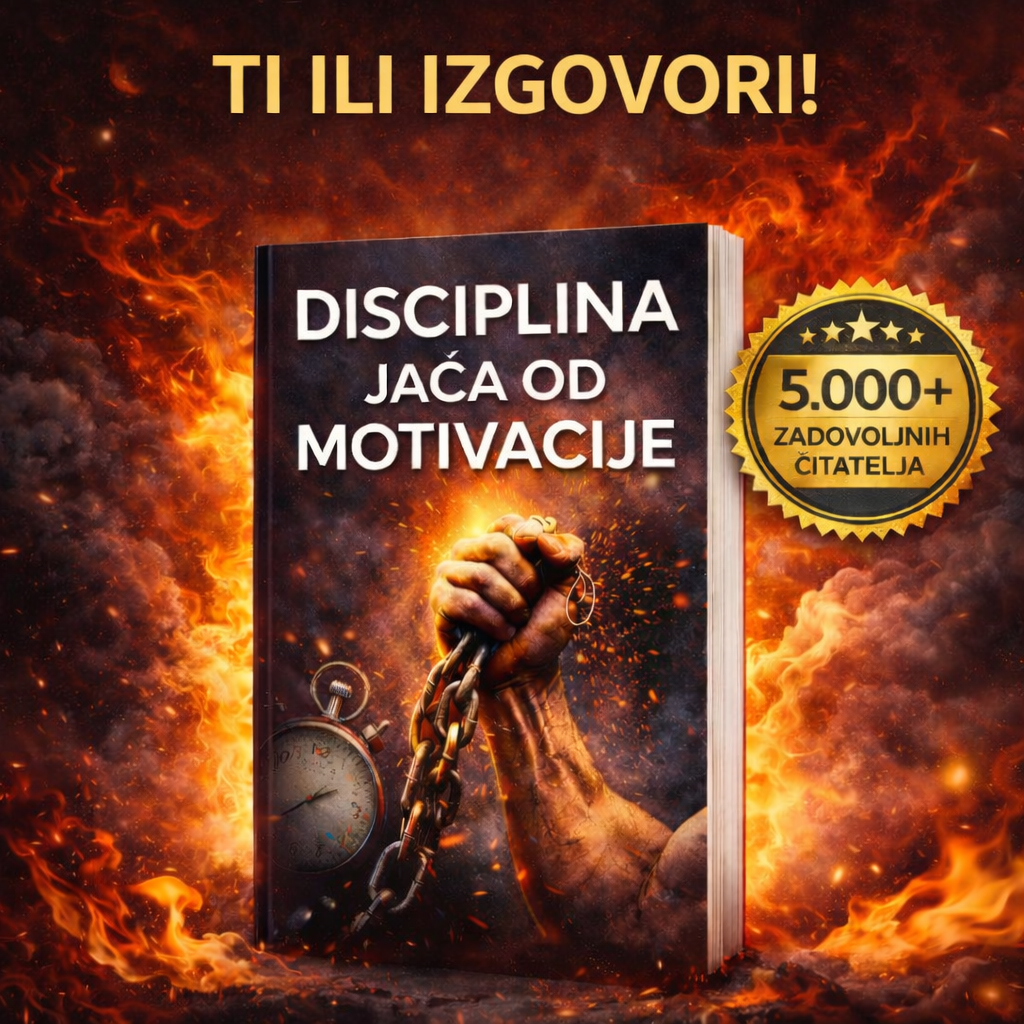 📘 DISCIPLINA JAČA OD MOTIVACIJE 👉Knjiga koja vas tera da delujete — čak i kada vam se ne da.