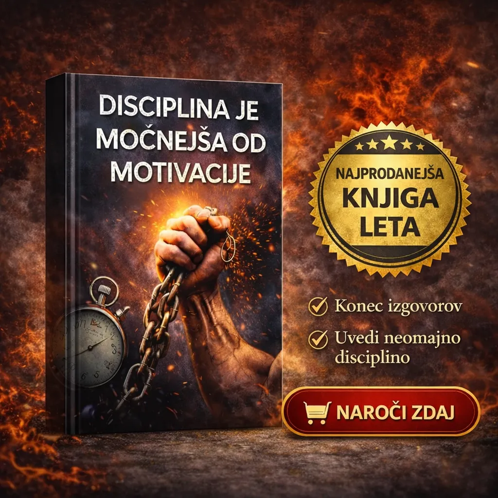 📘 DISCIPLINA JE MOČNEJŠA OD MOTIVACIJE 👉Knjiga, ki te spodbudi k dejanjem – tudi ko se ti ne ljubi.
