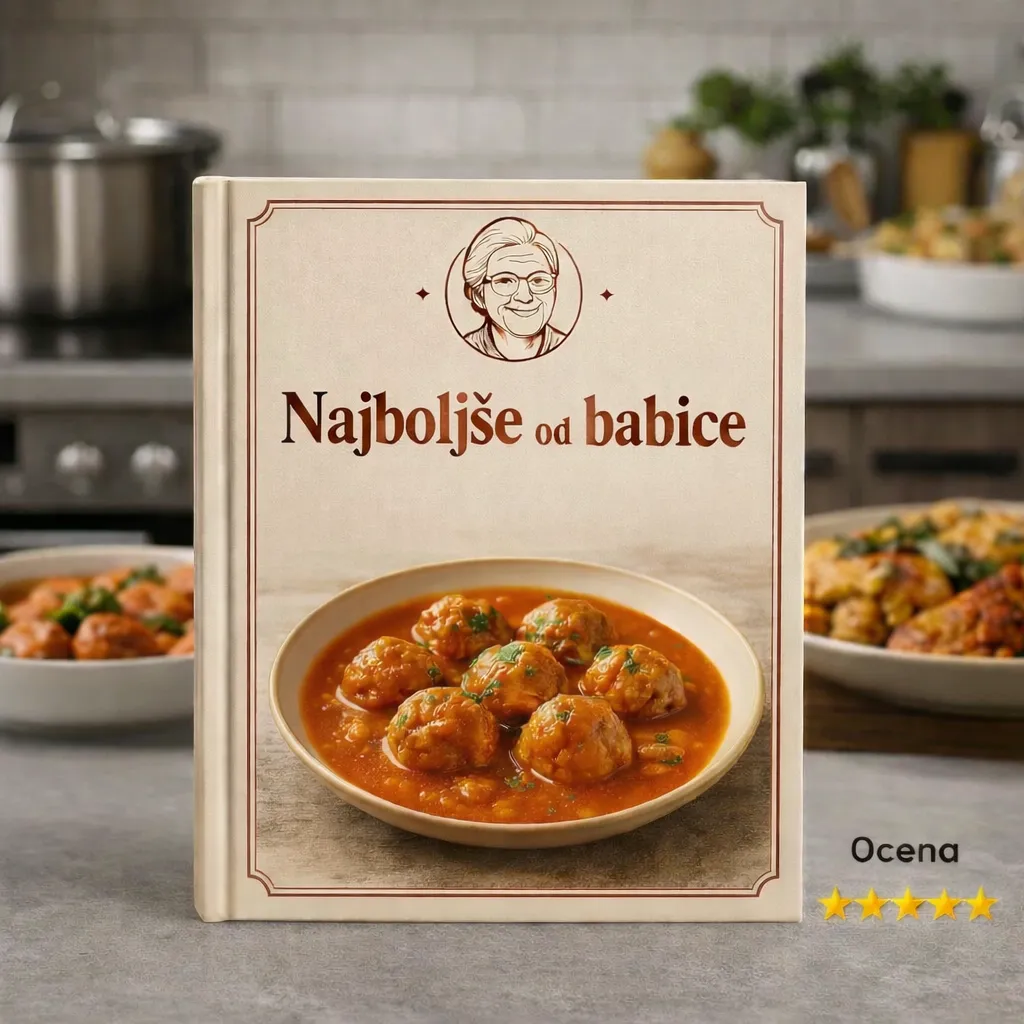 🌟 NAJBOLJŠE OD BABICE: JEDI, KI SO SE VZGOJALE ŽE GENERACIJE ❤️Topla, nostalgična kuharska knjiga, ki obuja vonjave otroštva.