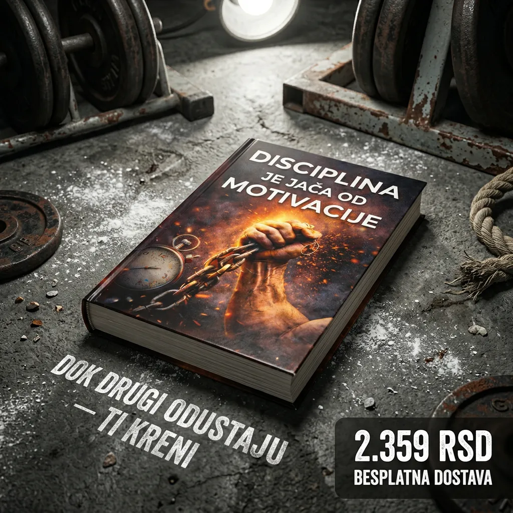 📘 DISCIPLINA JAČA OD MOTIVACIJE 👉Knjiga koja vas tera da delujete — čak i kada vam se ne da.