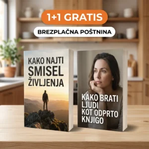 📘 PAKET 1+1 BREZPLAČNO – Kako najti smisel življenja + Kako brati ljudi kot knjigo