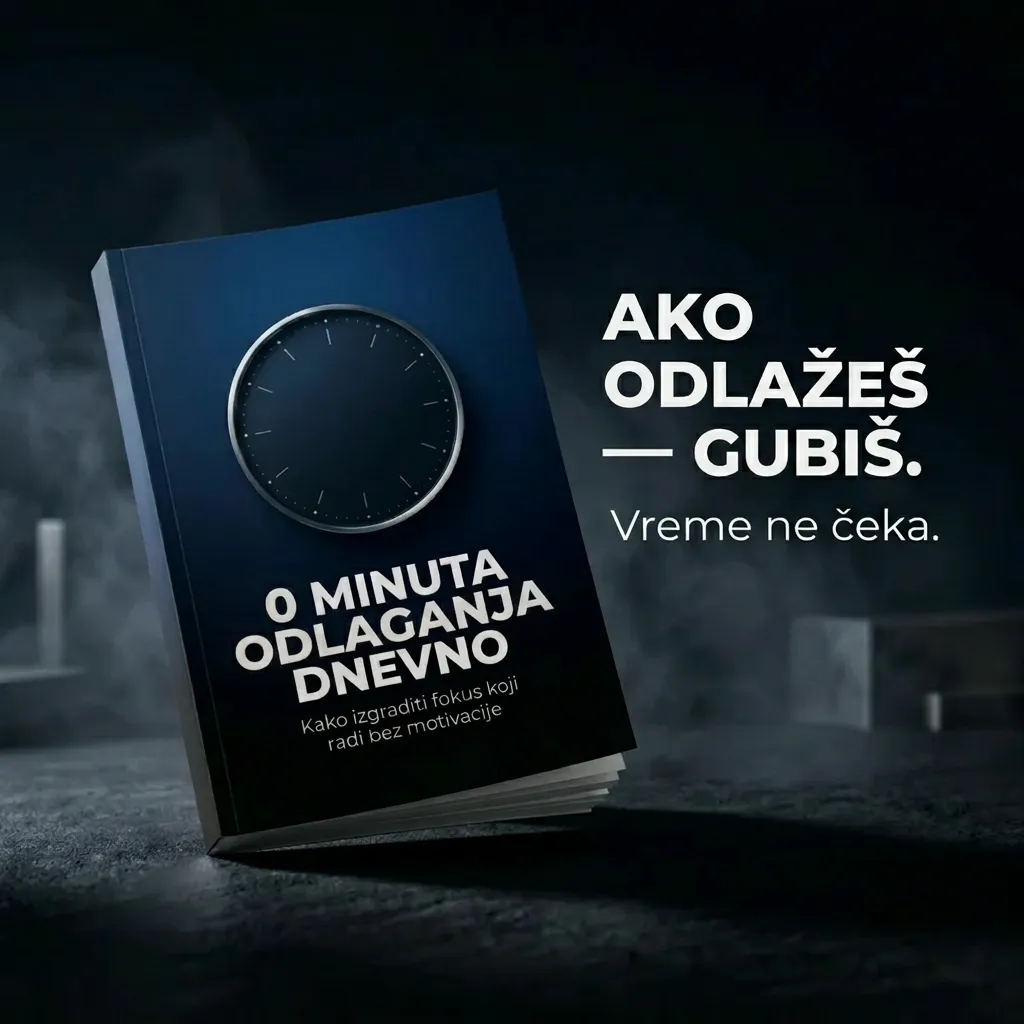 🚀 0 MINUTA POSTUPKA DNEVNO 👉Kako izgraditi fokus koji funkcioniše bez motivacije