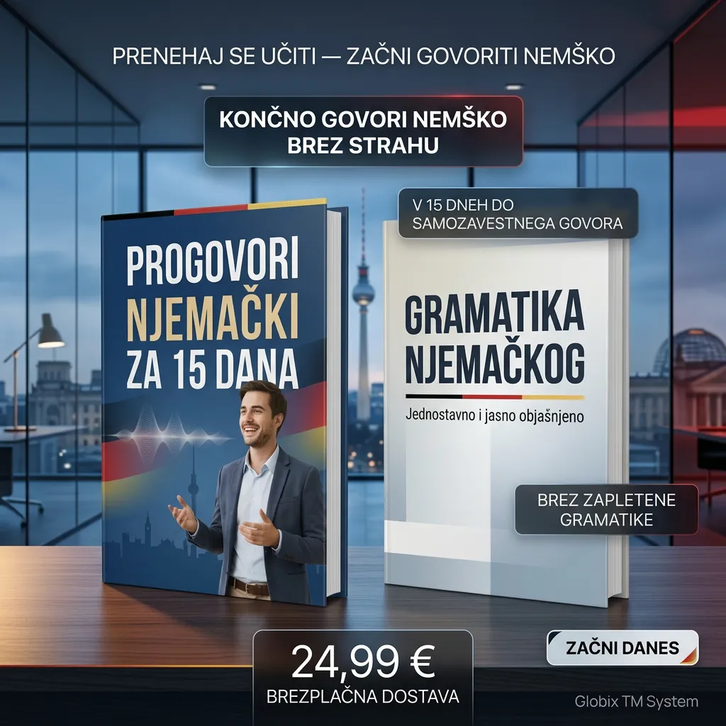 🇩🇪 GOVORI NEMŠČINA ZA 15 DNI + SLOVNICA 🎯 👉NASTAVI OD 2 KNJIGE WHO TE SVINEC DO REALNO POGOVOR