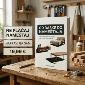 🔥 OD DASKE DO NAMEŠTAJA  Tačne mere, planovi i koraci koje možeš odmah da pratiš